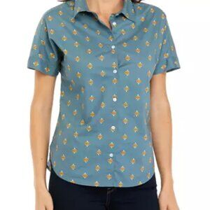 Women's Short Sleeve Button Down Shirt